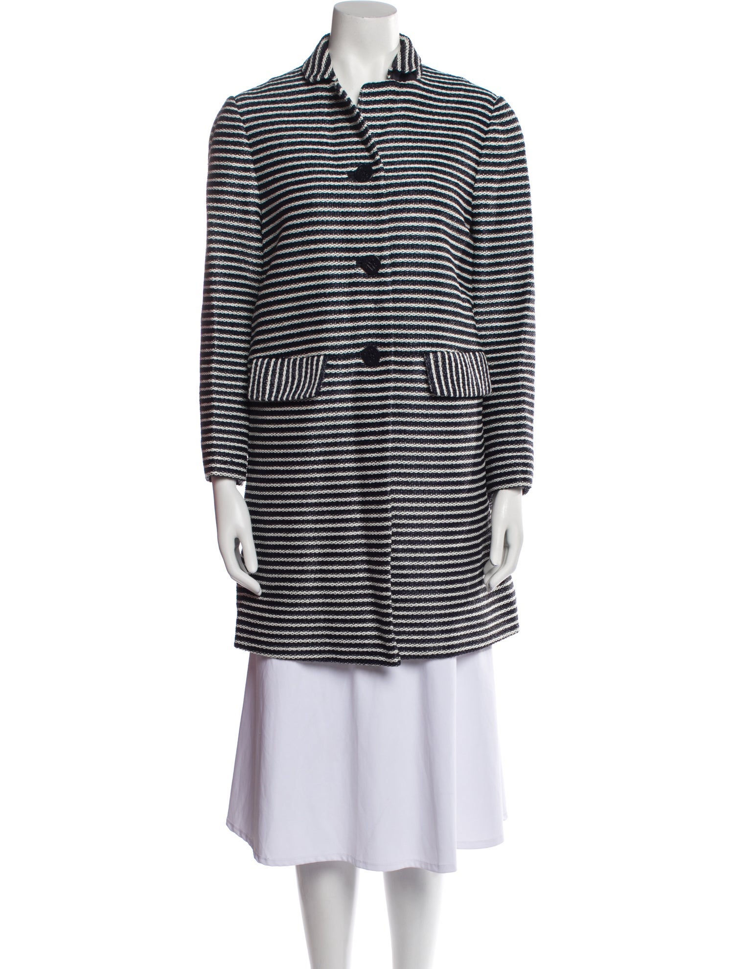 Tory Burch Striped Coat