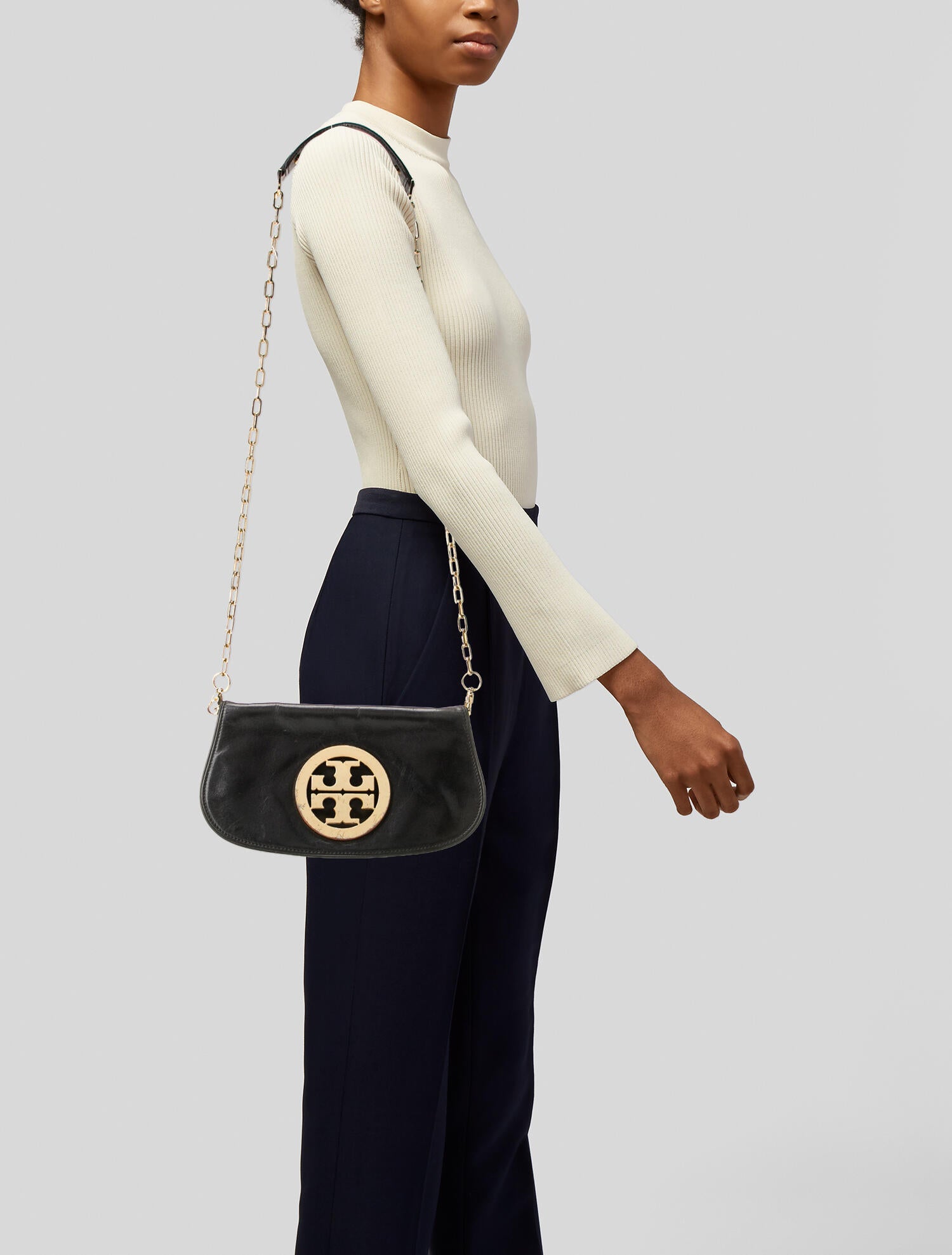 Tory Burch Leather Clutch