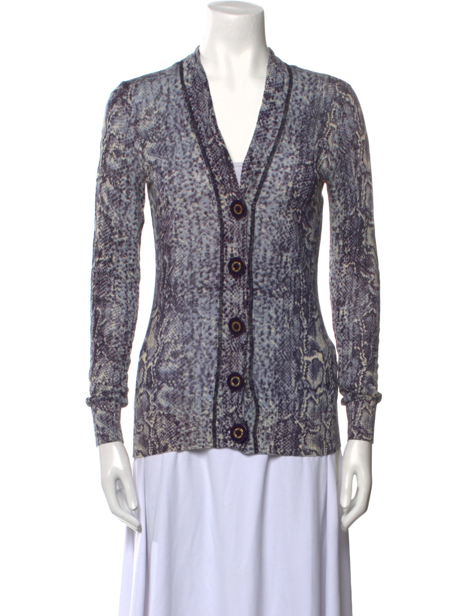 Tory Burch Linen Printed Sweater