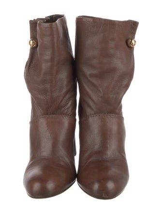 Tory Burch Leather Sock Boots
