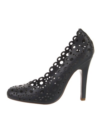 Tory Burch Leather Lasercut Accents Pumps