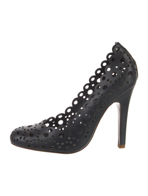 Tory Burch Leather Lasercut Accents Pumps