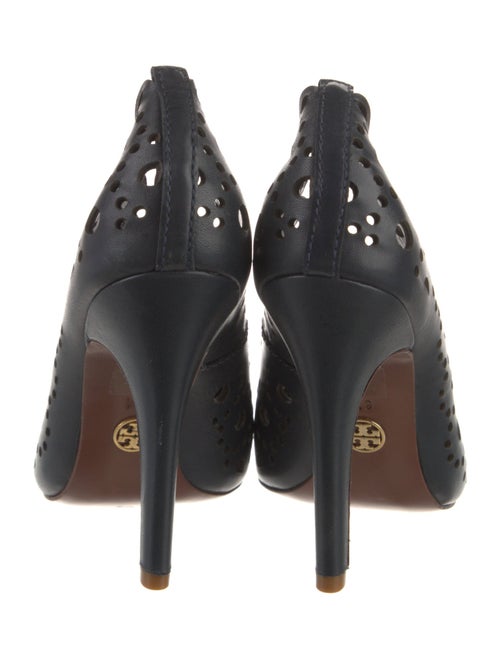 Tory Burch Leather Lasercut Accents Pumps