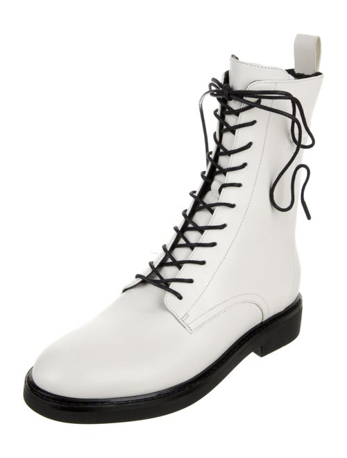 Tory Burch Leather Combat Boots