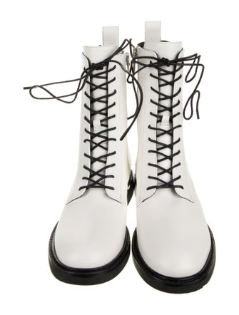Tory Burch Leather Combat Boots