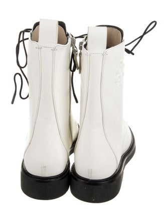Tory Burch Leather Combat Boots