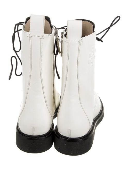 Tory Burch Leather Combat Boots