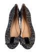 Tory Burch Tweed Bow Accents Ballet Flats