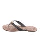 Tory Burch Leather Flip Flops