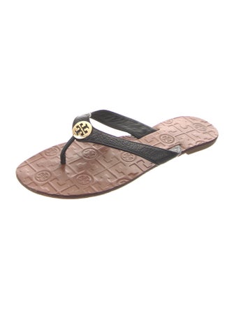 Tory Burch Leather Flip Flops