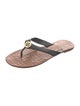 Tory Burch Leather Flip Flops