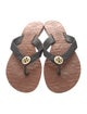 Tory Burch Leather Flip Flops