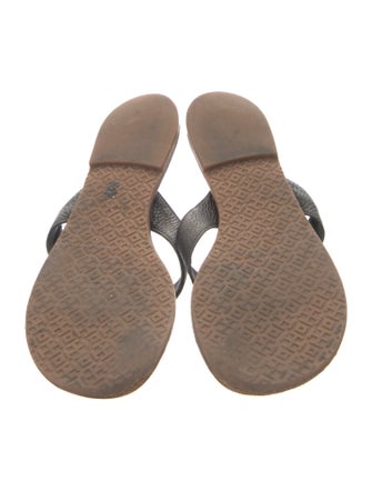 Tory Burch Leather Flip Flops