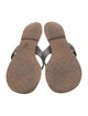 Tory Burch Leather Flip Flops