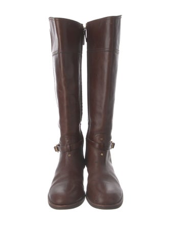 Tory Burch Leather Riding Boots