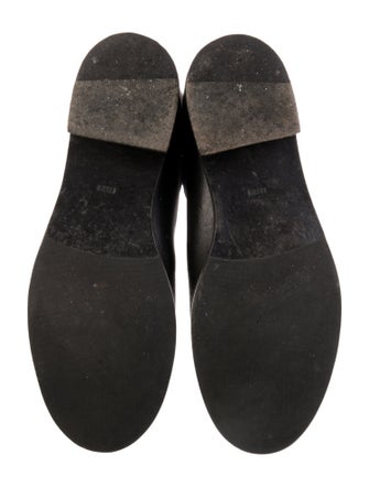 Tory Burch Quilted Pattern Leather Riding Boots