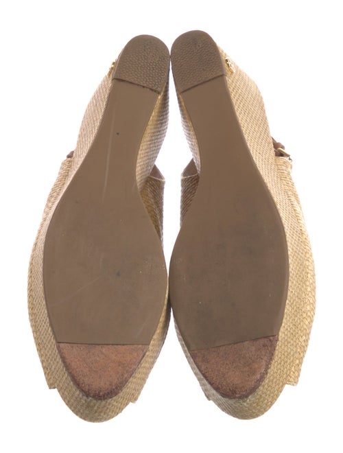 Tory Burch Raffia Slingback Pumps