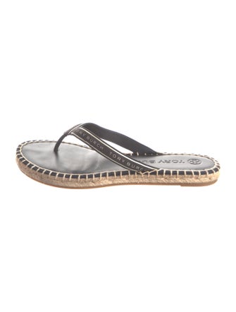 Tory Burch Leather Printed Espadrilles
