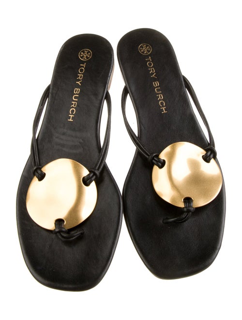 Tory Burch Leather Slides