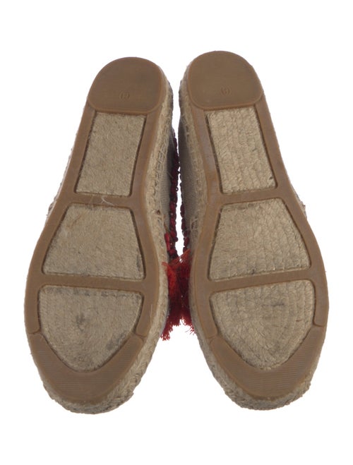 Tory Burch Canvas Tassel Accents Espadrilles