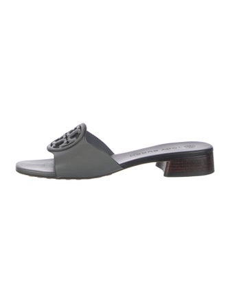 Tory Burch Leather Slides