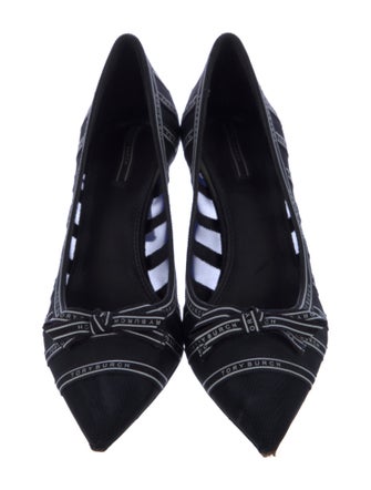 Tory Burch Mesh Printed Pumps