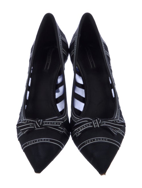 Tory Burch Mesh Printed Pumps
