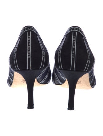 Tory Burch Mesh Printed Pumps
