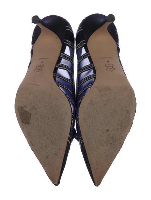 Tory Burch Mesh Printed Pumps
