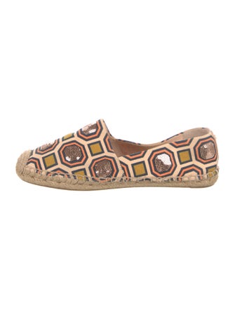Tory Burch Canvas Printed Espadrilles