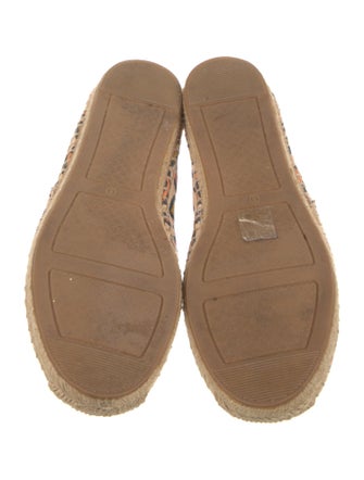 Tory Burch Canvas Printed Espadrilles
