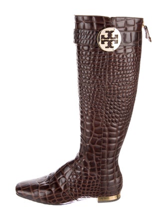 Tory Burch Leather Riding Boots