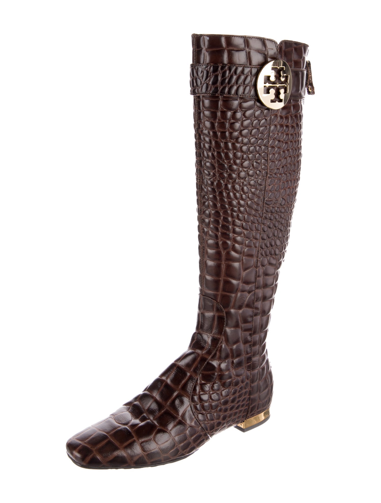 Tory Burch Leather Riding Boots