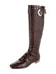 Tory Burch Leather Riding Boots