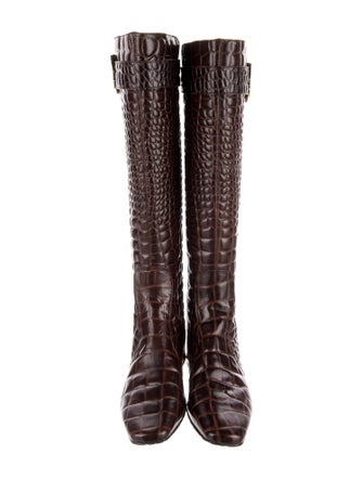 Tory Burch Leather Riding Boots