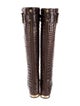 Tory Burch Leather Riding Boots