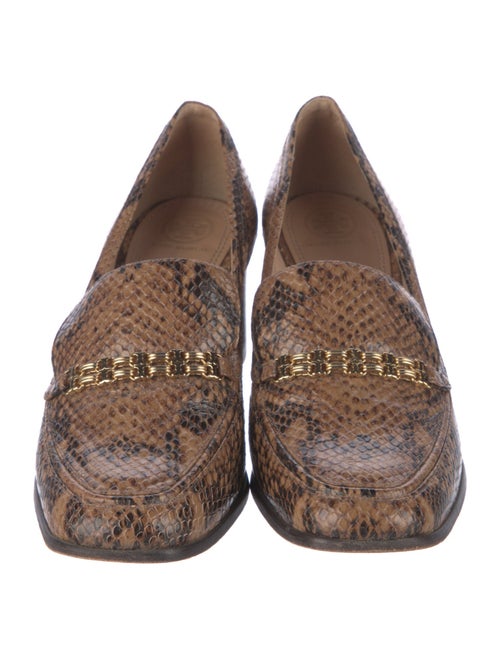 Tory Burch Leather Animal Print Pumps
