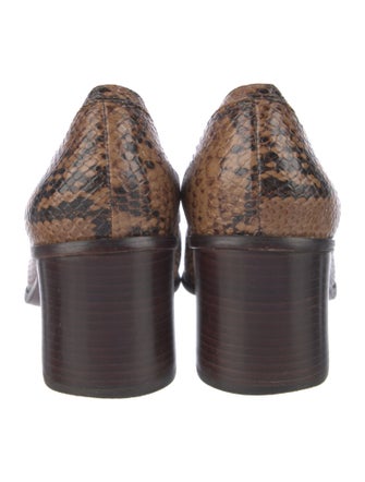 Tory Burch Leather Animal Print Pumps