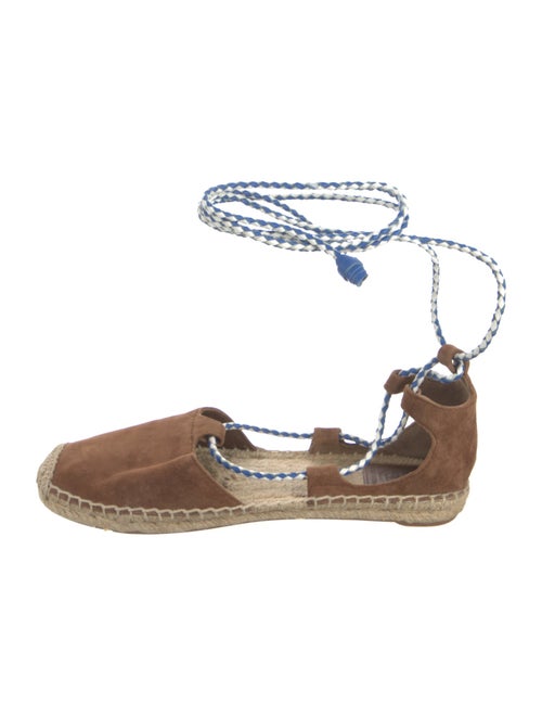 Tory Burch Suede Braided Accents Flats