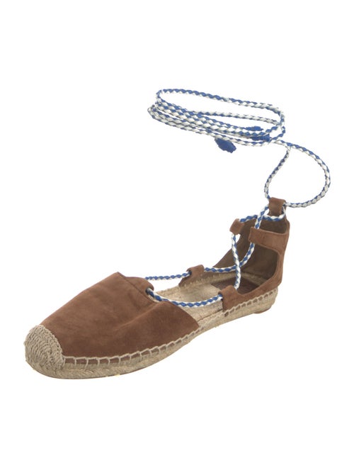 Tory Burch Suede Braided Accents Flats