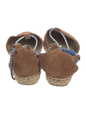 Tory Burch Suede Braided Accents Flats