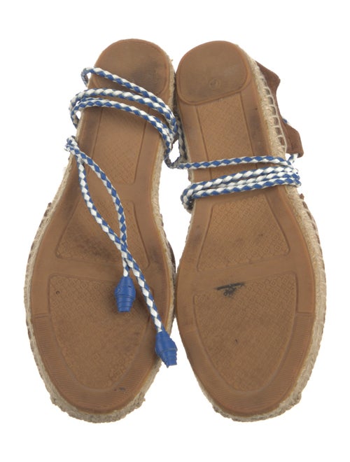 Tory Burch Suede Braided Accents Flats