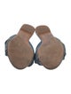Tory Burch Denim Bow Accents Slides