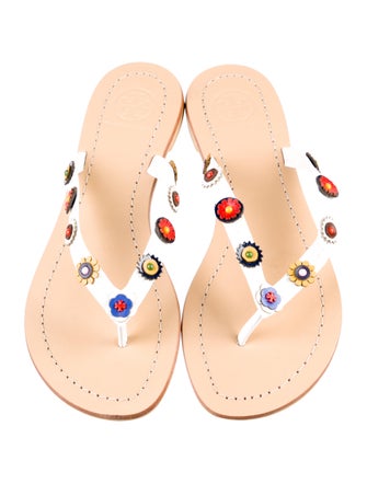 Tory Burch Leather Slides