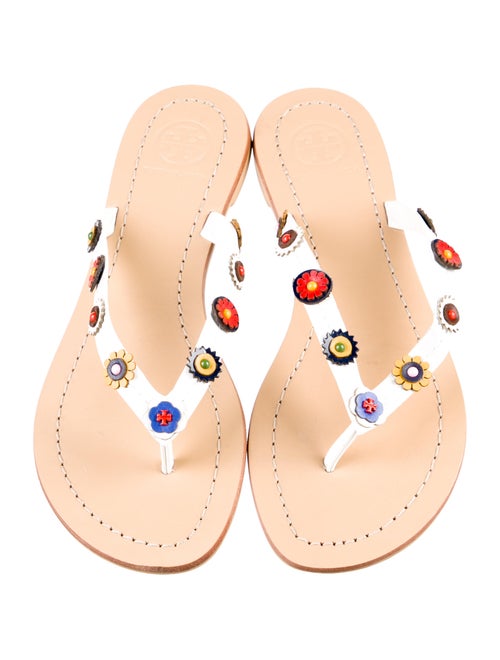 Tory Burch Leather Slides