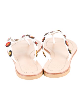 Tory Burch Leather Slides