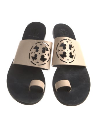 Tory Burch Leather Slides