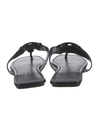 Tory Burch Leather Flip Flops