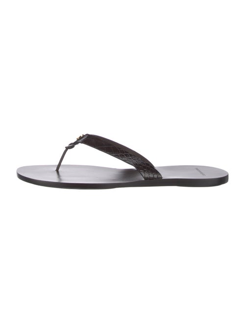 Tory Burch Leather Flip Flops