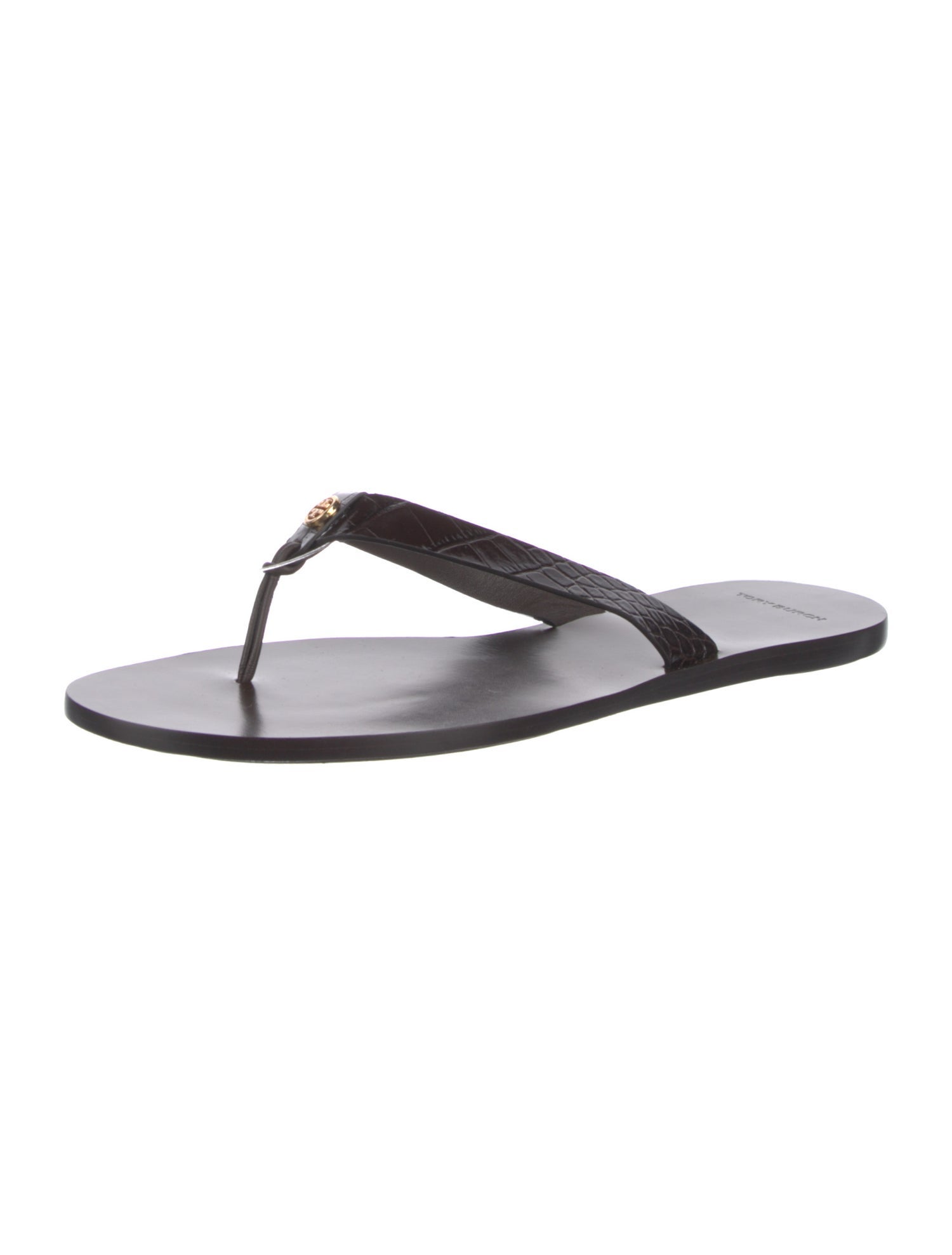 Tory Burch Leather Flip Flops